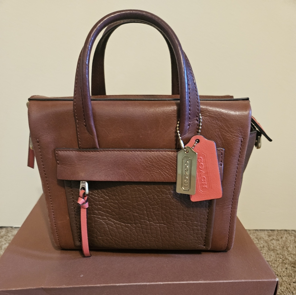 Coach Brown Leather Handbag